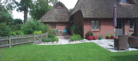 Innenhof der Ferienwohnung